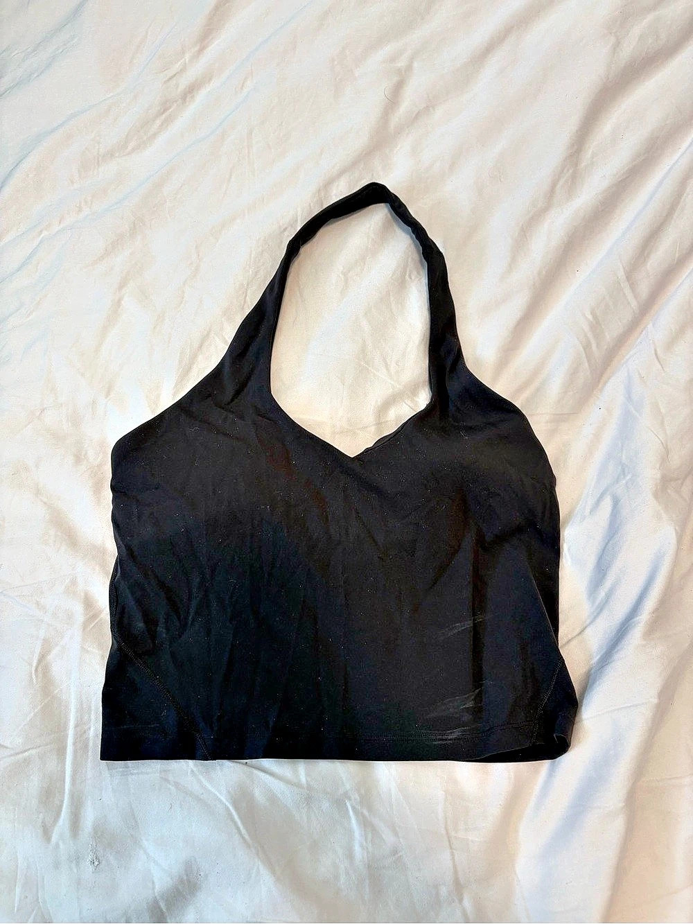 lululemon Women's Black Tank Top Size 8